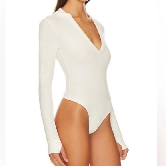 Free People Do It Right Bodysuit In Blanche. NWT! Sz M & L - Picture 3 of 11